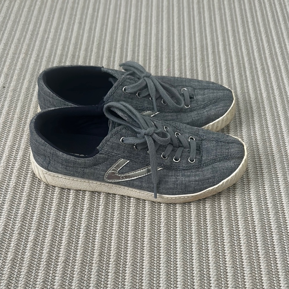Denim Blue Tretorn Sneakers